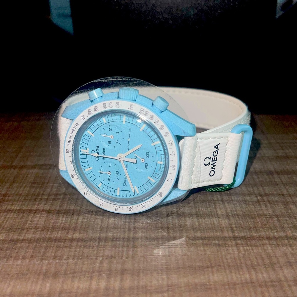 NWT Swatch x Omega Bioceramic Moonswatch Mission to Uranus